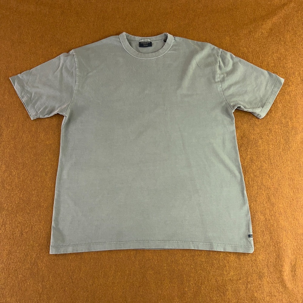 Industrie Mens Size Medium Gray Heavy Cotton Short Sleeve Del Sur T-Shirt